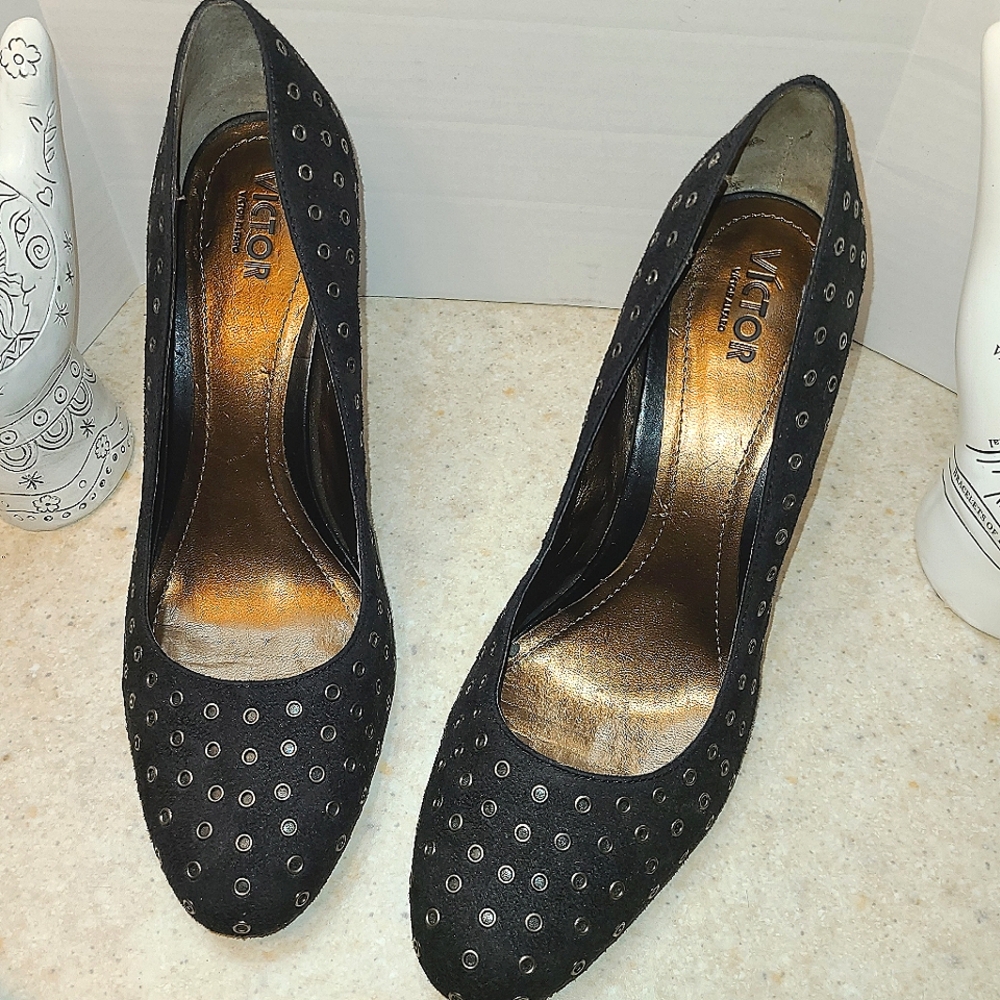 VICTOR ALFARO BILLIJEAN WOMEN'S SIZE 8M 4" HEELS - BEAUTIFUL!